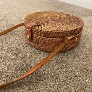Straw/Rattan Circle Bag